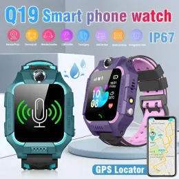 Смотреть дети Smart Watch Girls Boys Smart Watch GPS -трекер для детских телефонных звонков с сенсорным экраном Water Presess Smart Wwatch Anticamer Sos Brac