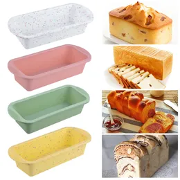 2022 New Rectangular Silicone Bread Pan Mold Toast Bread Mold Cake Tray Long Square Cake Mould Bakeware Non-stick Baking Tools