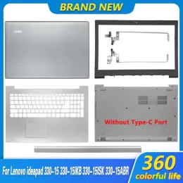 Przypadki Nowy laptop dla Lenovo IdeaPad 33015 33015IKB 33015ISK 33015ABR LCD Tylna pokrywa/przednia ramka/zawiasy/dłoni/dół srebrny