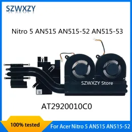 Pads oryginalny stosowany do Acer Nitro 5 AN515 AN51552 Seria AN51553 Seria Laptopa Wentylator ciepła AT2920010C0 DC28000JRF0 100% Testowany szybki statek