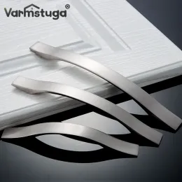 Varmstuga in alluminio in lega di guardaroba maniglie armadio manopole manopole per cassetti tiri spazzolati mobili moderni