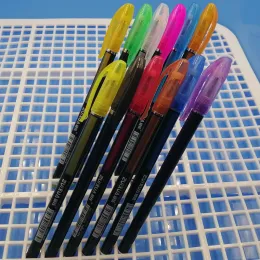 12 cores Highlighters for Students Supplies escolares Painting Marker Pen Office Stationery