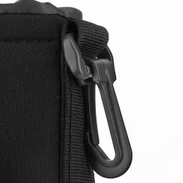 S/M/L/XL SLR Camera Lens Bag Cover Wear-Resistant Waterproof Inner Shock-Proof Fur Drawstring Fixing with Loop Clip Accessories