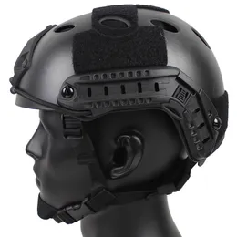 Outdoor Airsoft Militär schneller PJ MH Taktischer Helm Reitabdeckung Casco Accessoires Jagd CS Face Maske Ausrüstungshelm Klettern