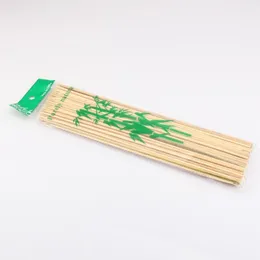 2000 sztuk 30 0 3 cm Naturalne szaszłyki bambusowe Kije zbiry grilla owoc Kabob Kebab Fondue Grilling Stick Diposs292i