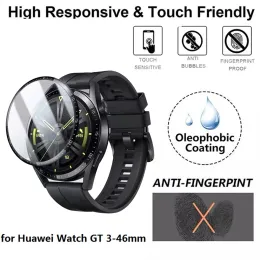 Soft Protectiom Film für Huawei Uhr GT 3 42mm/46mm Smartwatch PMMA+PC -Bildschirmschutzabdeckung (nicht Glas) Beschützer