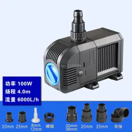 80W 100W 150W Fischtank Aquariumwasserpumpe für Korallenriffe Marine, inklusive Filterschwämme, Tauchwasserpumpe für Teichpool