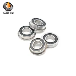 10Pcs F688RS Bearing 8X16X5mm F688 ABEC-7 Flanged Miniature F688-2RS Ball Bearings For 3D Printer