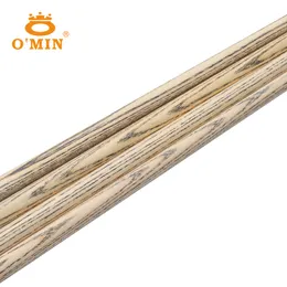 O'Min Inlighten Billiard Cue snooker sugestão 9,8 mm com estojo de bilhar artesanal de cinzas de alta qualidade snookers para preto 8