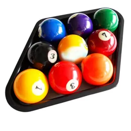 1pc Langable Wear-Resistant Billiards Hochleistungsschwarzer Plastik Snooker 9 Ball Billard Triangle Rack Accessoires Ausrüstung