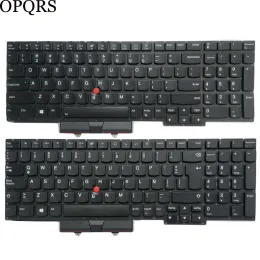 Klawiatury nowe dla Lenovo Thinkpad E15 Gen 2 (typ 20T8 20T9 20TD 20TE) US/LATIN LA/Hiszpański SP/French Fr Azerty Laptop Keyboard