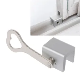1/10 serratura porta scorrevole serra del lucchetto arresto in alluminio serratura serratura serratura serratura con fusidico chiave di sicurezza