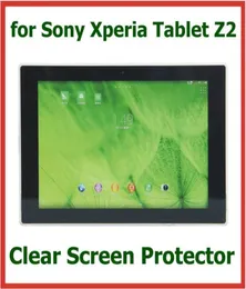 10pcs Ultra Transparent Clear Screen Protector para tablet PC 101quot Sony Xperia tablet Z2 Protetive Guard Film8153873