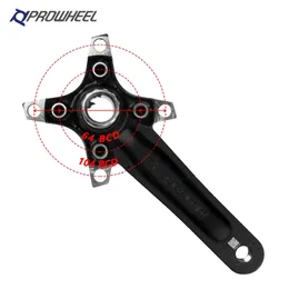 Prowheel Crankset MTB Hollowtech Crank Arms for Bicycle Integrated Double Crank Mountain Bike Connecting Rods 104 BCD 32/34/36T