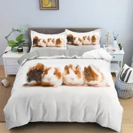 Guinea Pig Kids Bedding Set, Cute Animal Theme Soft Twin Comforter