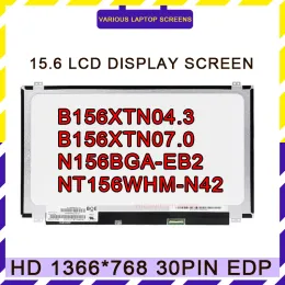 Экран 15.6 "Слим -ноутбук ЖКД -экрана 1366*768 N156BGAEB2 NT156WHMN32 NT156WHMN42 N156BGAEA2 B156XTN04.3 B156XTN07.1 LTN156AT37 AT39