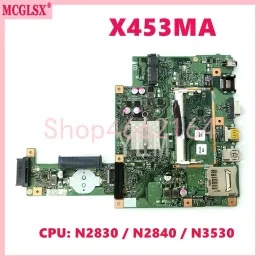 Motherboard X453MA With N2830/N2840/N3530 CPU Notebook Mainboard For ASUS X453MA X453M X453 X403M F453M Laptop Motherboard 100% Tested OK
