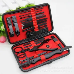 15-20 PCs Professionelle Nagelschneider-Pediküre Schere Set Edelstahl Eagle Hook Tragbarer Maniküre Nagel-Clipper-Werkzeugset Set