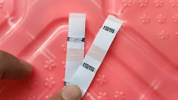 100PCS White double size label for baby 50/56 62/68 74/80 86/92 98/104 110/116 122/128 134/140 146/152 polyester Size Labels