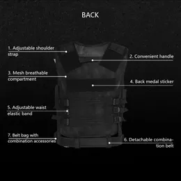 في الهواء الطلق AK Chest Rig Tactical EDC Military Combat Armor Mesh Vest Baintball Molle Airsoft Hunting /Survival Adventure Equipment