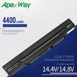 Batteries Apexway A42UL30 A42UL50 A42UL80 Laptop Battery for Asus UL30 UL30A UL30JT UL30VT UL50 UL50A UL50VS UL80 UL80V 8 Cells 4400mAh