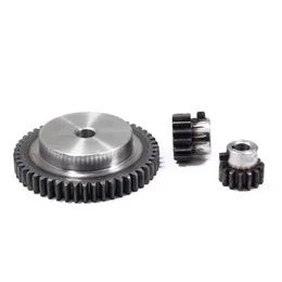 1pcs 1.5modulus = 1,5m 10TETS Spur Gear com mesa de metal Motor Motor/engrenagem convexa Hole interno 6/8mm transmissão de rack de engrenagem