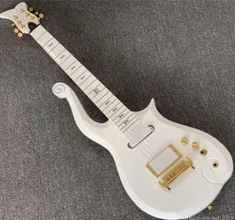 Guitarra elétrica branca de príncipe super rara da nuvem de príncipe em branco3403383