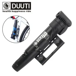 Duuti Mini Portable High Axtrength Plastic Bicycle Air Pump Cykeldäck Inflator Super Light Accessories MTB Road Cykelcykelpump