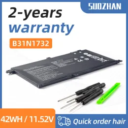 Батареи Suozhan B31N1732 Батарея для ноутбука для Asus vivobook x430UA X430UF X430UN X430FA X430FN X571G X571LH X571GT B31N1732