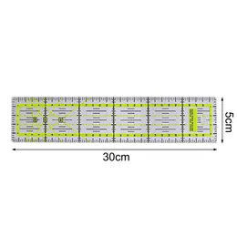 30/45/60 cm quiltning Sy Patchwork Ruler Cutting Tool Thick Transparent DIY E56C