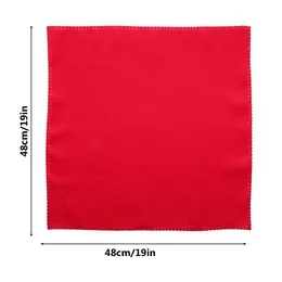 48cmx48cm Полиэфирные салфетки Сплошные ткани салфетки Идеально подходит для свадебных вечеринок.