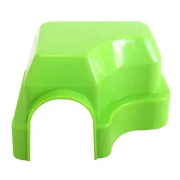 Mini criceto di plastica letto letto per piccoli animali da nascondiglio habitat habitat criceto gabbie nido riparo piccolo casa per le forniture per animali domestici in gabbia