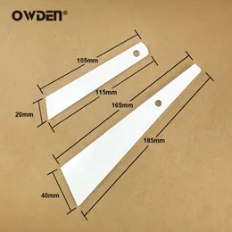 Strumenti artigianali in pelle Owden White Plastic Gumming Board Smear Glue Ricchietta Strumenti di colla per collaudo Strumenti fai -da -te Facile facilmente