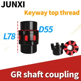 XL D55 L78 GR/GS24 CNC Motor ballscrew Jaw spider plum steel Shaft Coupler Flexible Coupling 15/16/17/18/19/20/22/24/25/28/30mm