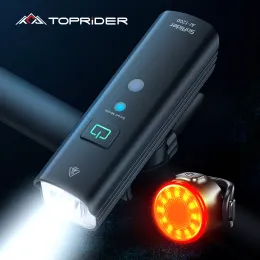 Toprider 1200LM Bike Light передняя лампа USB.