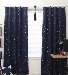 139cm x190cm Star Kids Child Bedroom curtains with 5 colors Blackout Thermal Solid Window Curtain For Living room Decor4707669