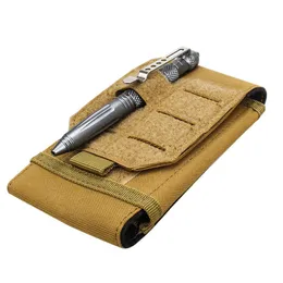 Borsa per pacco tattico militare in vita portatile Portante per telefono cellulare Canda della cintura Fanny Borsa Caccia impermeabile EDC Tasca