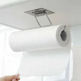 Toilet Paper Holders Punch Free Kitchen Bathroom Toilet Pape Storage Rack Roll Paper Rack Towel Holder Rack Stand Toilet Paper Stand Rack for Kitchen 240410