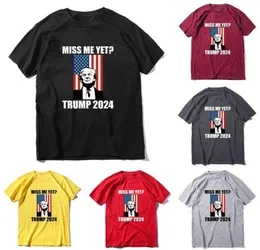 Miss Me noch 2024 Trump Back T Shirt Unisex Frauen Männer Designer T -Shirt Casual Sportbriefe Drucken T -Shirt Tops Schweiß Shirt plus SI8969008