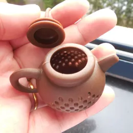 Creative Teapot-Shape Tea Infuser Sile Silicone Tea Bag Leaf Filter Diffusor Teaware Teapot Accessory Kitchen Gadget Ny