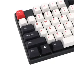 Zubehör Keypro Berger Red Ethermal Dye Sublimation Schriftarten PBT 108/130 Keycap Kirschprofil für mechanische MX -Switch -Tastatur