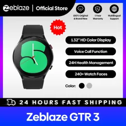 Zeblaze Watches GTR 3 Smart 1.32 '' IPS Display голосовой звонок 24H Health Monitor 240+ Лица 70+ Спортивных режимов Смотрю для человека 1.2 ''