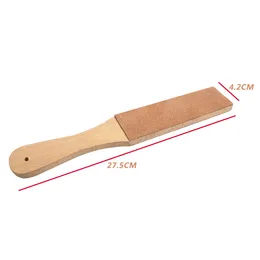 Dual -sidiga läderblad Stropskärare Razor Poleringskniv Släckande Professionella Stone Tool Board Sharpen Home Tools