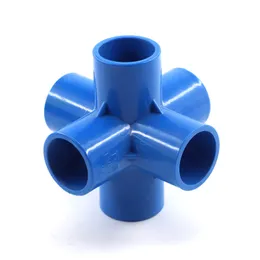 I.d 20/25/32mm de tubo de PVC azul reto Coasctor de cotovelo de cotovelo o tubo de água 3 4 5 6 ADAPTOR DO ADAPTOR CONECTOR DE ÁGUA DE JARDIM