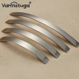 Varmstuga 96 mm ~ 224 mm Schrankgriffe Knöpfe Aluminiumlegierungstür Küchenknöpfe Schrank Zieh Schubladen Möbel Griff Hardware