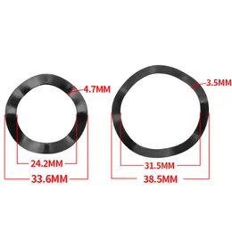 MTB Bisiklet Kranksetleri Yıkalar 5 PCS 30mm 24mm Çelik Dağ Yuvarlak Bisiklet Zincir Çarkı Alt Braket Conta Bisiklet Aksesuarları