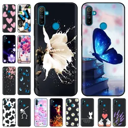 Für Realme C3 Case Soft Black Silicon TPU Muster Back Case für Oppo Realme C3 RMX2020 C 3 Realmec3 Painted Phone Case Fundas