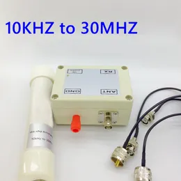 Aktiv antenn 10kHz till 30MHz mini pisk HF LF VLF VHF SDR RX med bärbar kabel