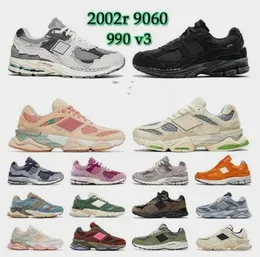 2002R 보호 팩 런닝화 NB 9060 Joe Freshgoods 페니 쿠키 핑크 990v3 Jjjjound Brown on Cloud Phantom 벽돌 목재 바다 소금 운동화 조깅 트레이너 v3