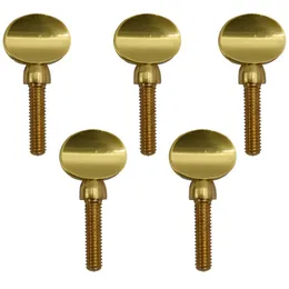 Gold Kupfer Klarinette Saxophon Saxophon Hals -Anziehschrauben Sopran Alt Tenor Holzblasstrumentteile Pack von 5